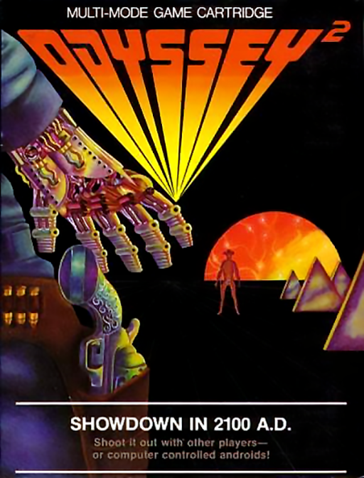 Showdown in 2100 A.D.! box art for Odyssey 2